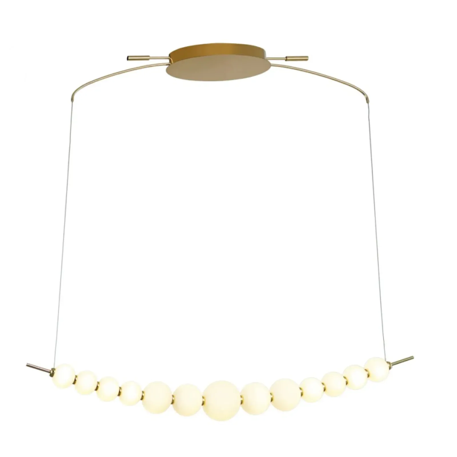 Sklep Kaja Designerska, ledowa lampa wisząca PND-36472-37W-3K-GD RONZA | Kaja Shop