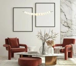 Sklep Kaja Designerska, ledowa lampa wisząca PND-36472-37W-3K-GD RONZA | Kaja Shop