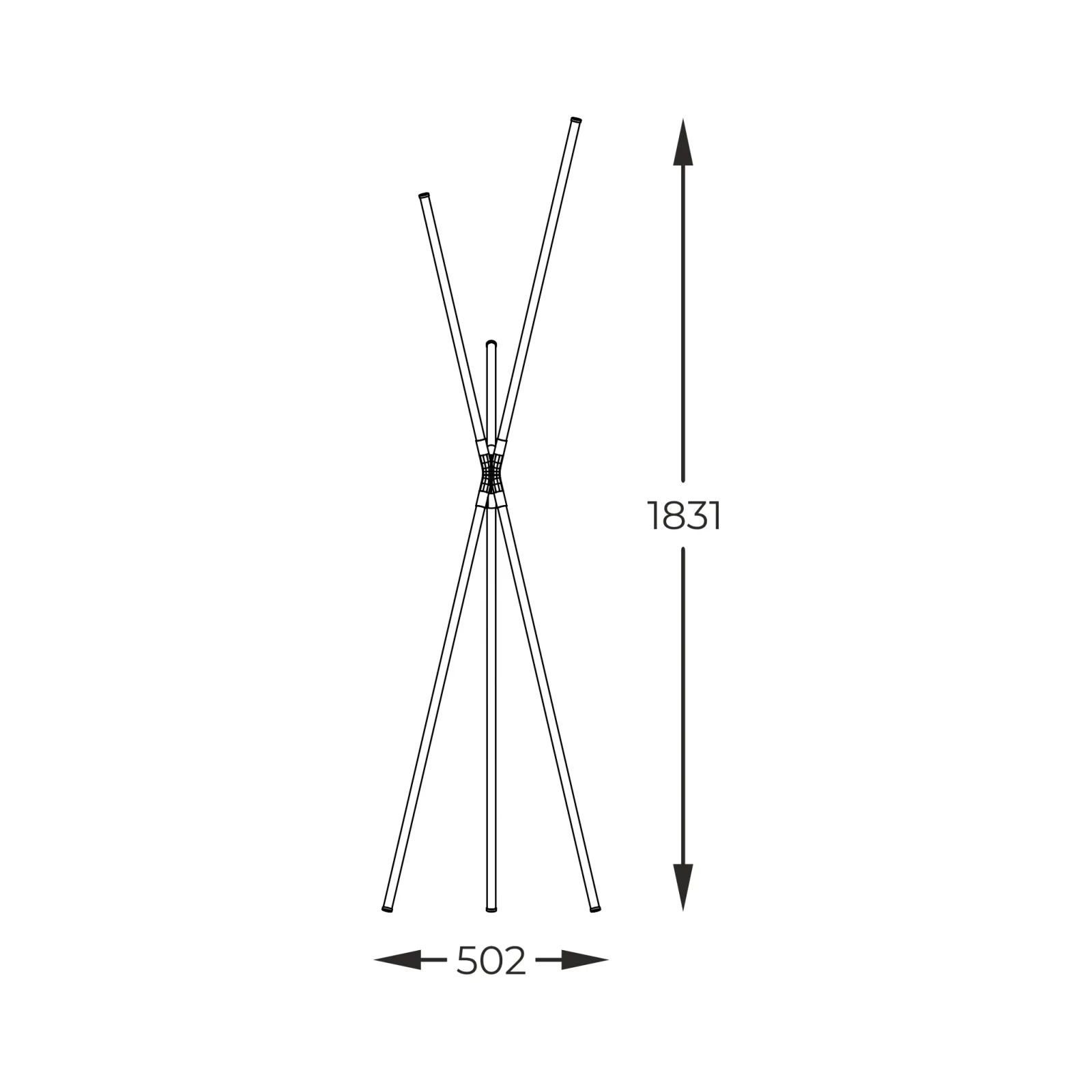 Sklep Kaja Designerska, ledowa lampa podłogowa ZM 1005 LAUTARO | Kaja Oświetlenie* Lampy Led