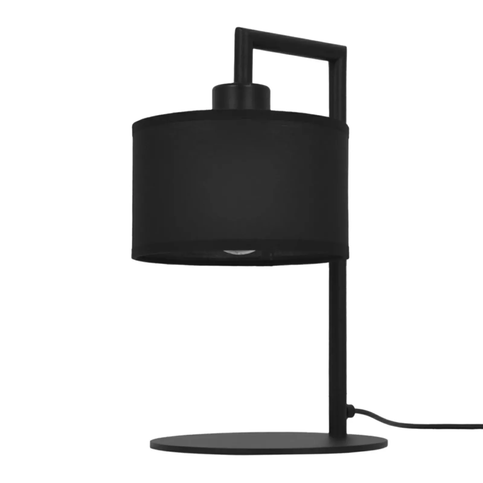 Sklep Kaja Designerska, loftowa lampka stołowa K-4322 SIMONE BLACK | Kaja* Lampki Stołowe Z Abażurem|Nowoczesne Lampki Stołowe