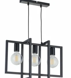 Sklep Kaja Designerska, metalowa lampa wisząca do jadalni SIG 32235 z serii EDEN czarny Online