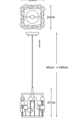 Sklep Kaja Designerska, ozdobna lampa do sypialni P0541-01B-SDAC z serii CAROLINE Discount