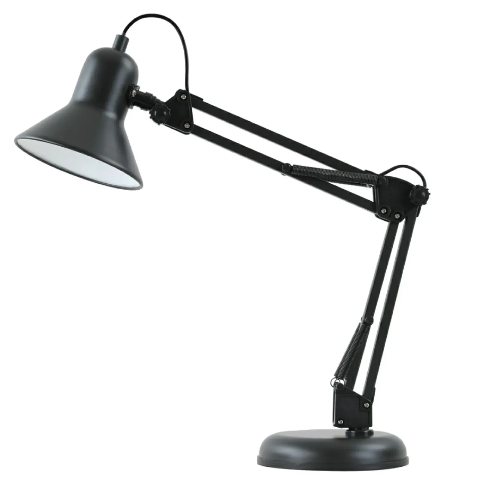Sklep Kaja Designerska, regulowana lampka biurkowa TB-29743-BK TIAGO | Kaja* Lampki Biurkowe