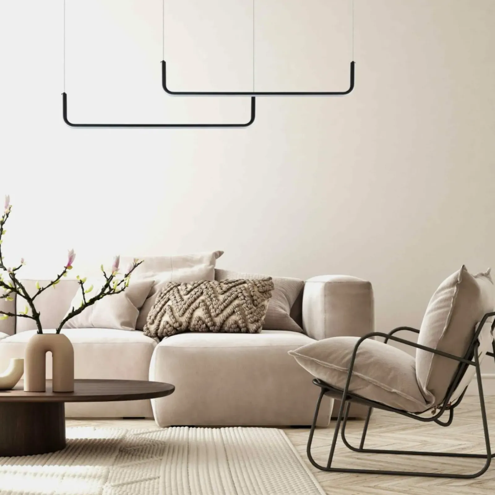 Sklep Kaja Designerska, rozłożysta lampa wisząca LP-1015/2P z serii MALAWI | Kaja Outlet