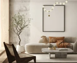 Sklep Kaja Designerska, złota lampa do salonu PND-93829-44W-3K-GD MORANO | Kaja Best
