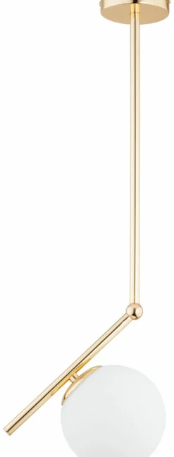 Sklep Kaja Designerska, złota lampa sufitowa z kloszem AL 61124 LIBERTY | Kaja Hot