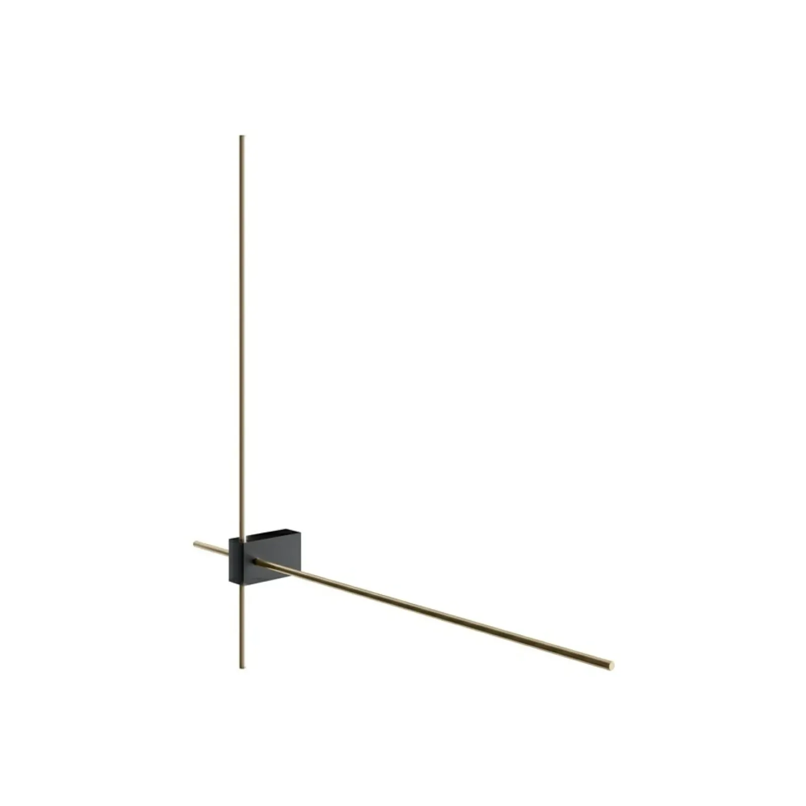 Sklep Kaja Designerski, czarno-złoty kinkiet LED C070WL-L12GB3K z serii PARS* Lampy Led