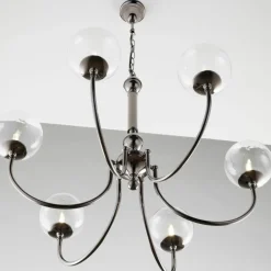 Sklep Kaja Designerski, loftowy żyrandol JUP 2022 BI6CZ CH TR BRILLANTE | Kaja New