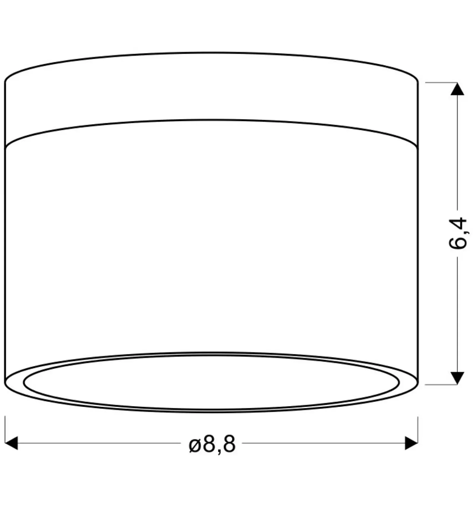 Sklep Kaja Downlight natynkowy ze światłem LED 2273631 z serii TUBA | Kaja* Lampy Led