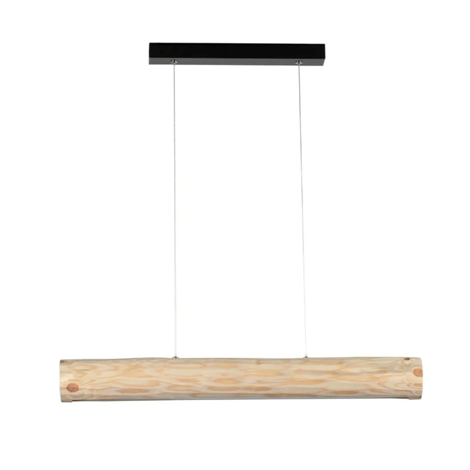 Sklep Kaja Drewniana, jasna belka LED 90cm na zwisie 69460104 LUCAS | Kaja Sale