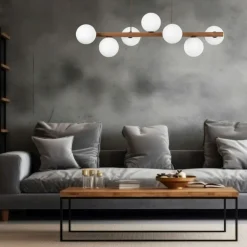 Sklep Kaja Drewniana lampa nad stół TK 10272 ESTERA WOOD ORZECH | Kaja Online