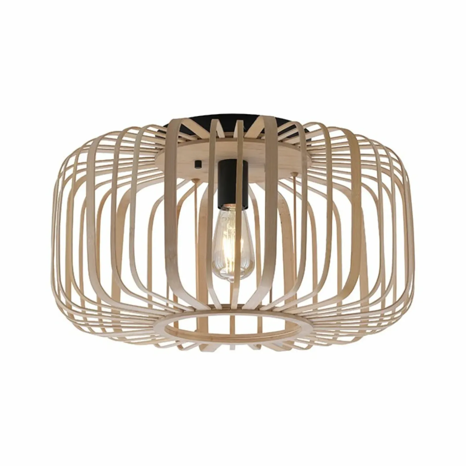 Sklep Kaja Drewniana lampa sufitowa na żarówkę E27 11413-79 z serii RACOON | Kaja drewno Sale