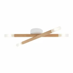 Sklep Kaja Drewniana lampa sufitowa na 4 żarówki G9 TK 4524 NOBLE | Kaja Cheap