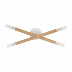 Sklep Kaja Drewniana lampa sufitowa na 4 żarówki G9 TK 4524 NOBLE | Kaja Cheap