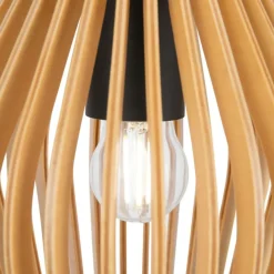 Sklep Kaja Drewniana lampa wisząca, nad stół MOD191PL-01W z serii ROOTS Best