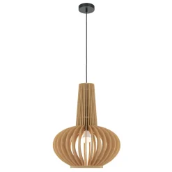Sklep Kaja Drewniana lampa wisząca na jedną żarówkę MOD193PL-01W1 z serii ROOTS Best