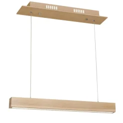 Sklep Kaja Drewniana listwa LED idealna nad stół w jadalni MLP567 TIMBER | Kaja Discount