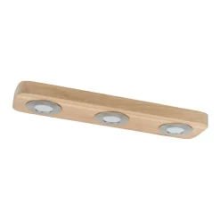 Sklep Kaja Drewniana listwa sufitowa z 3 ledowymi spotami 2291374 SUNNIVA | Kaja* Lampy Led|Plafony Nowoczesne