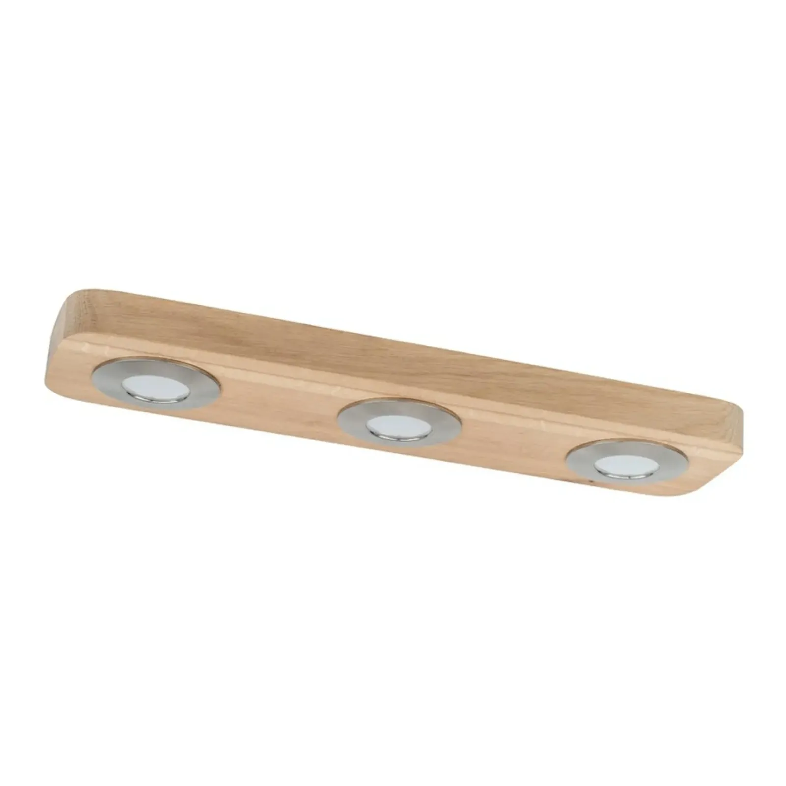 Sklep Kaja Drewniana listwa sufitowa z 3 ledowymi spotami 2291374 SUNNIVA | Kaja* Lampy Led|Plafony Nowoczesne