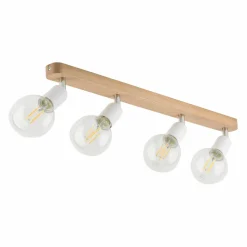 Sklep Kaja Drewniana listwa sufitowa z reflektorami TK 4751 z serii SIMPLY WOOD Flash Sale