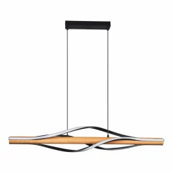 Sklep Kaja Drewniana, pozioma lampa wisząca LED P230857003 BAEZ | Kaja Store