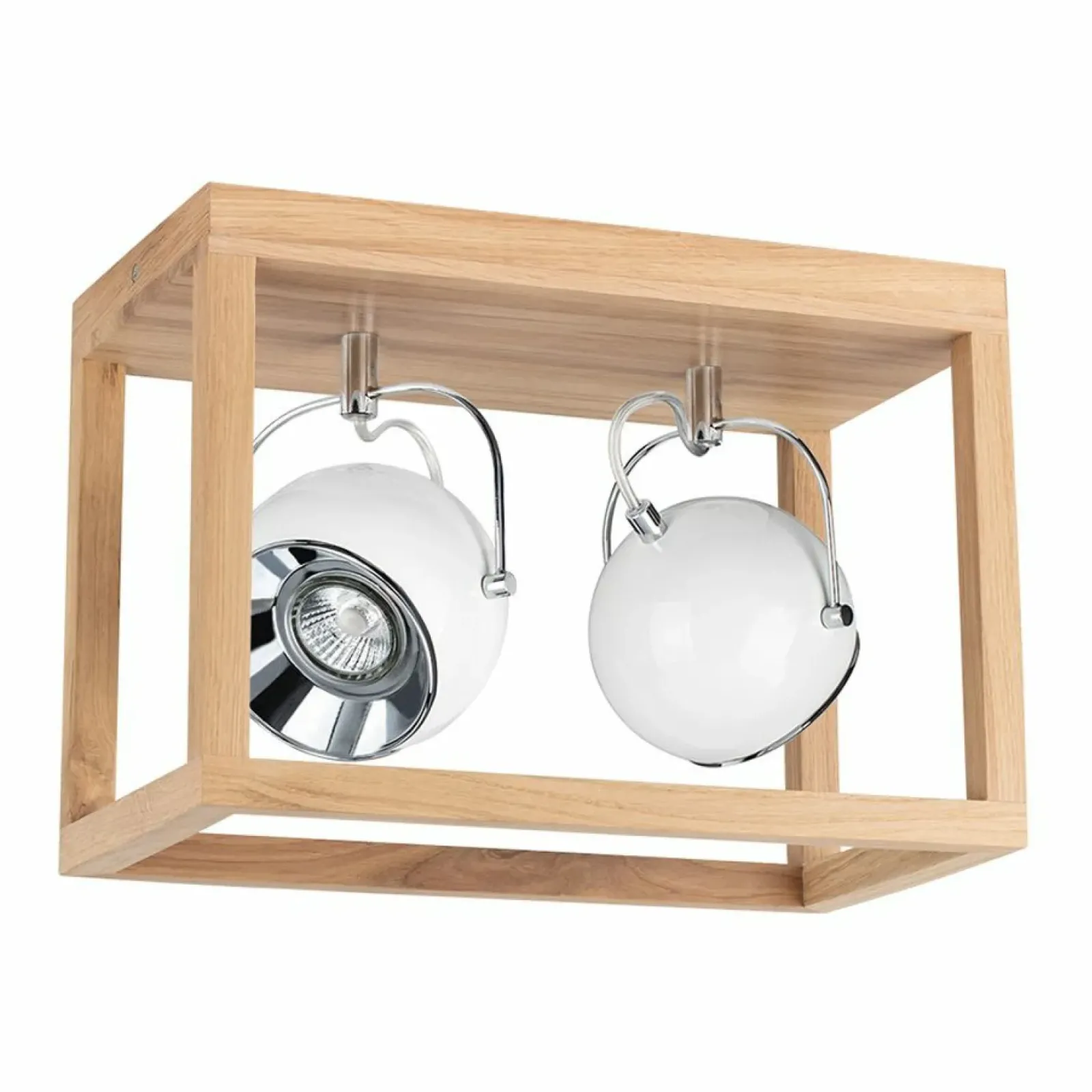 Sklep Kaja Drewniana, rustykalna lampa sufitowa do holu 5222274 ROY | Kaja Discount