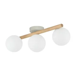 Sklep Kaja Drewniana, rustykalna lampa sufitowa TK 5768 ESTERA WOOD | Kaja Clearance