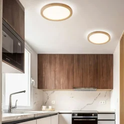 Sklep Kaja Drewniany, ledowy plafon do sypialni TK 18011 AQUA WOOD BUK | Kaja* Lampy Led|Lampy Do Łazienki