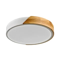Sklep Kaja Drewniany plafon, biała oprawa, LED PLF-13186-WH-WO z serii NASTRO* Plafony Nowoczesne|Lampy Led