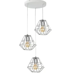 Sklep Kaja Druciana lampa wisząca do salonu TK 4277 z serii DIAMOND SILVER | Kaja chrom Cheap