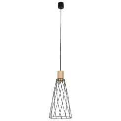 Sklep Kaja Druciana lampa wisząca z drewnem TK 10157 MODESTO WOOD SOSNA | Kaja Flash Sale