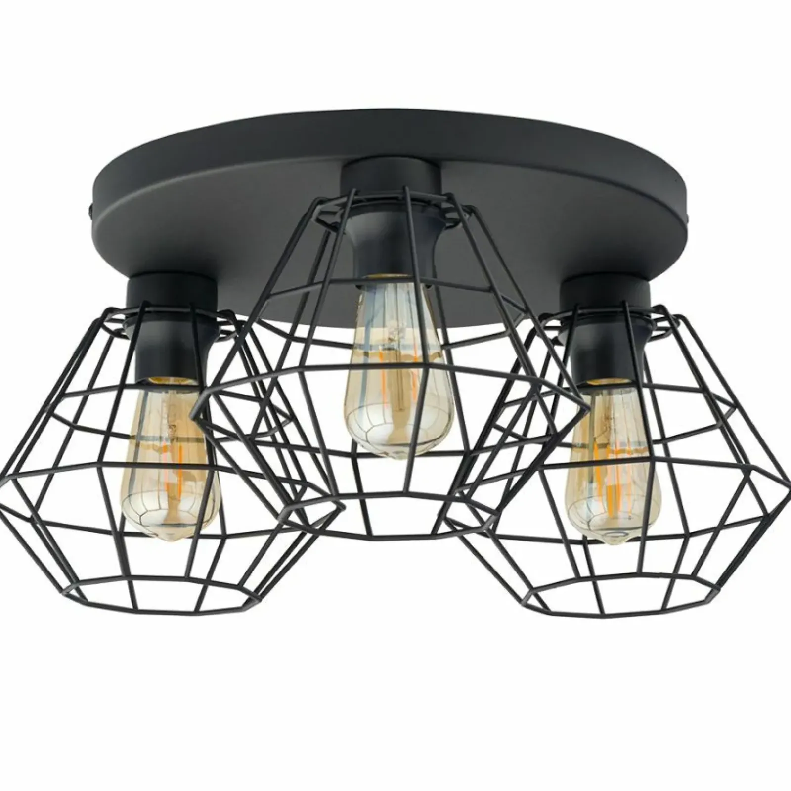 Sklep Kaja Druciana, loftowa lampa sufitowa do sypialni TK 6205 - DIAMOND NEW* Plafony Nowoczesne