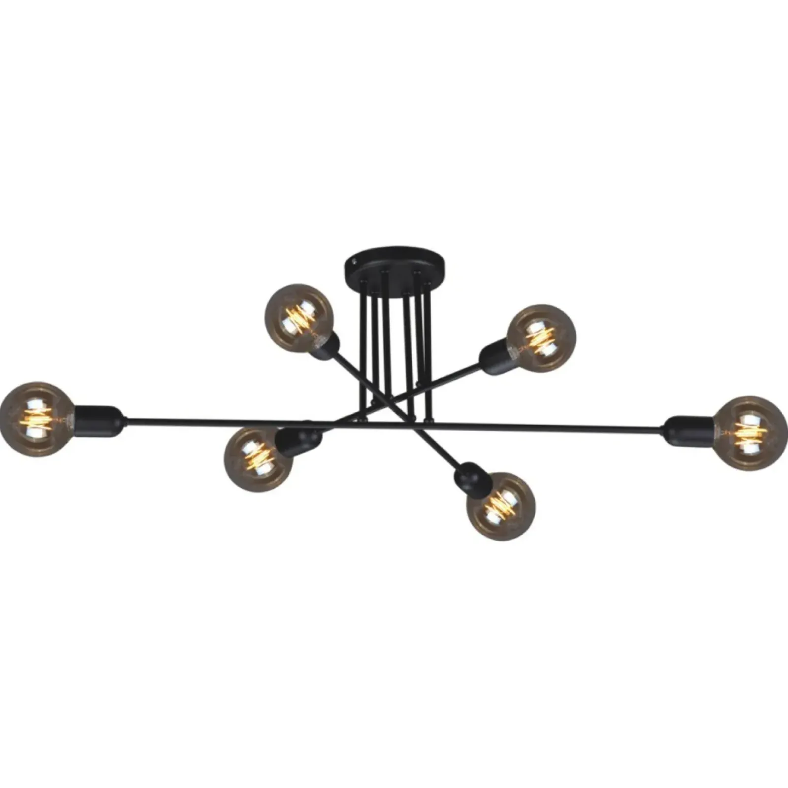 Sklep Kaja Druciana, metalowa lampa sufitowa K-4383 SITYA BLACK | Kaja czarny Shop