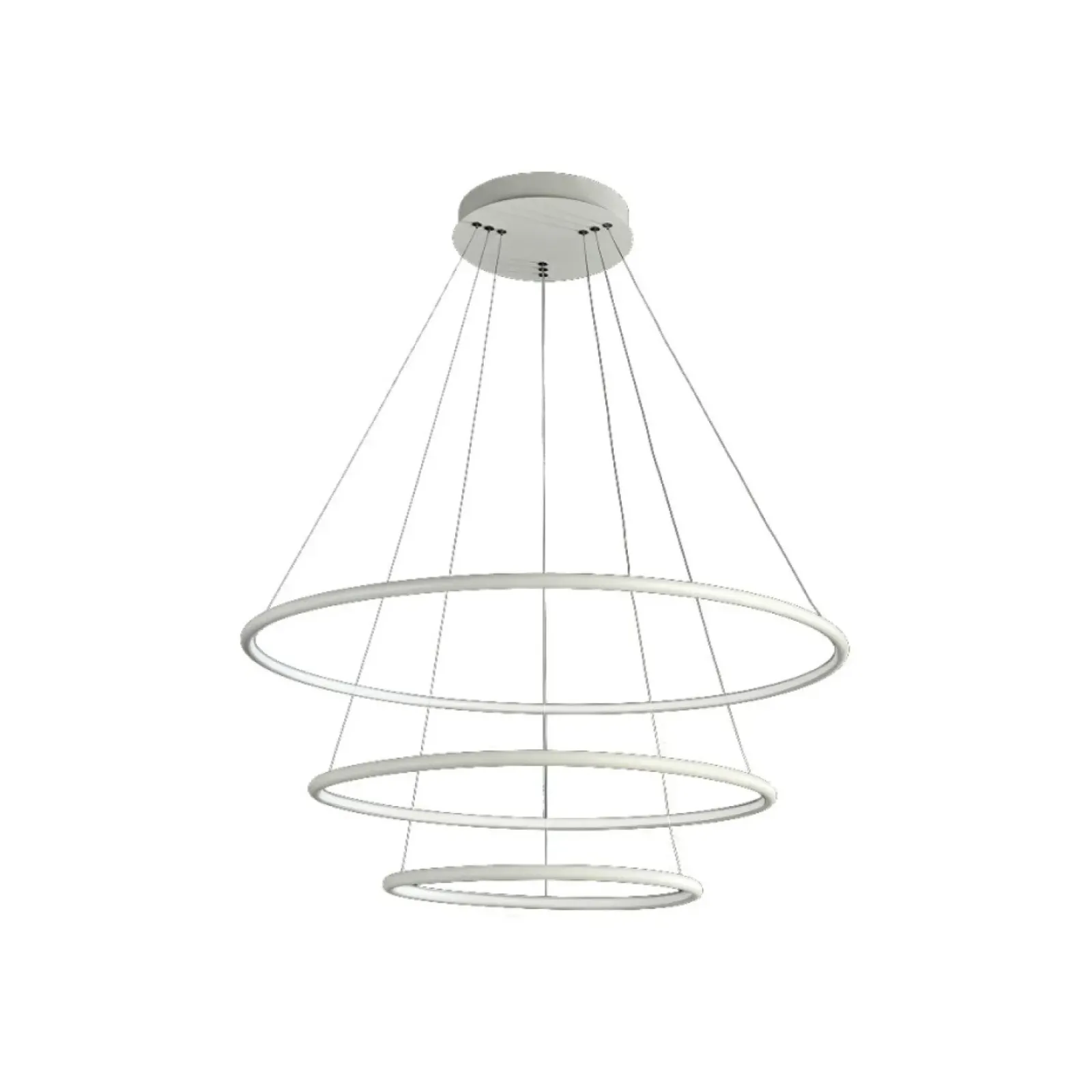 Sklep Kaja Duża, biała lampa wisząca LED ML503 ORION WHITE | Kaja Oświetlenie Best