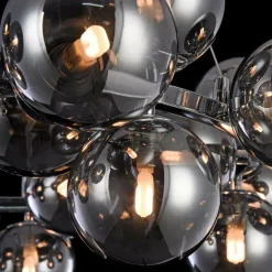 Sklep Kaja Duża, owana lampa wisząca MOD548PL-25CH DALLAS | Kaja Oświetlenie chrom Clearance