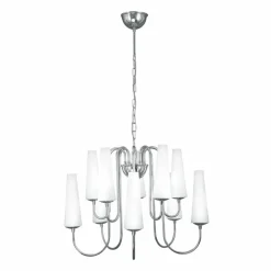 Sklep Kaja Duża, chromowana lampa wisząca do salonu ZM 1130 z serii MAGNUM | Kaja Cheap