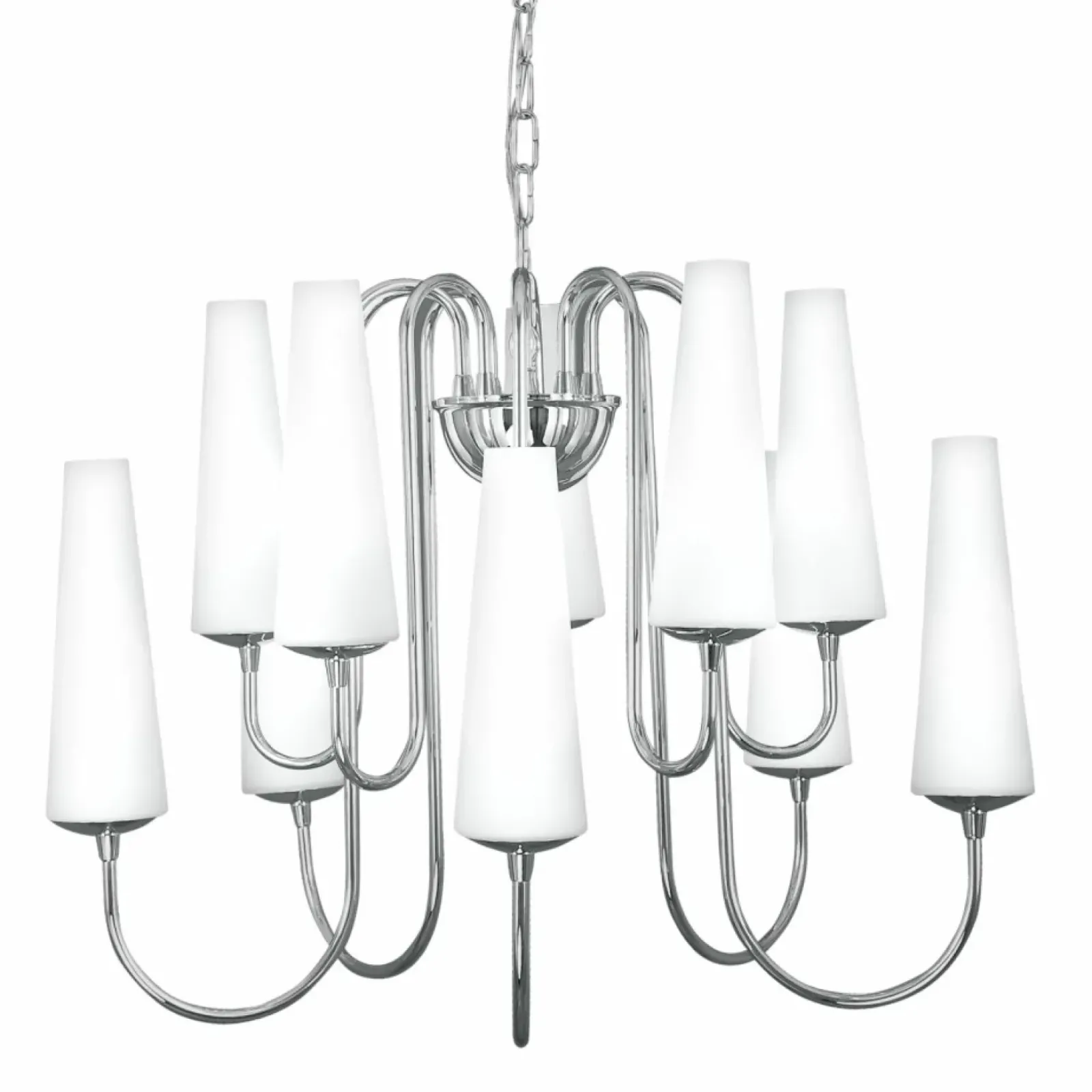 Sklep Kaja Duża, chromowana lampa wisząca do salonu ZM 1130 z serii MAGNUM | Kaja Cheap