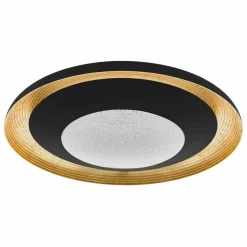 Sklep Kaja Duża, czarno-złota lampa sufitowa LED 98685 CANICOSA | Kaja Store