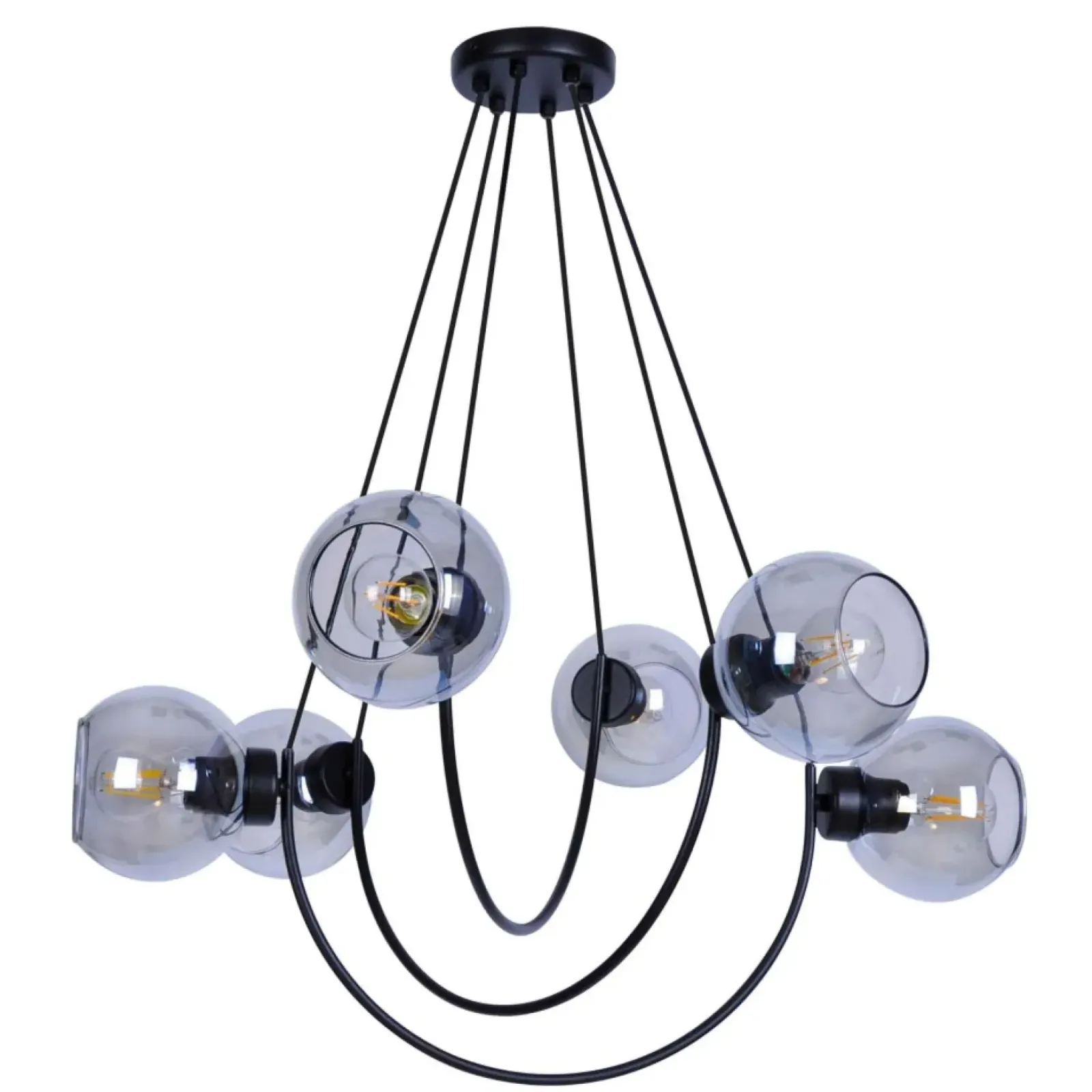 Sklep Kaja Duża, dekoracyjna lampa wisząca do salonu K-2629 SIRIUS | Kaja Discount