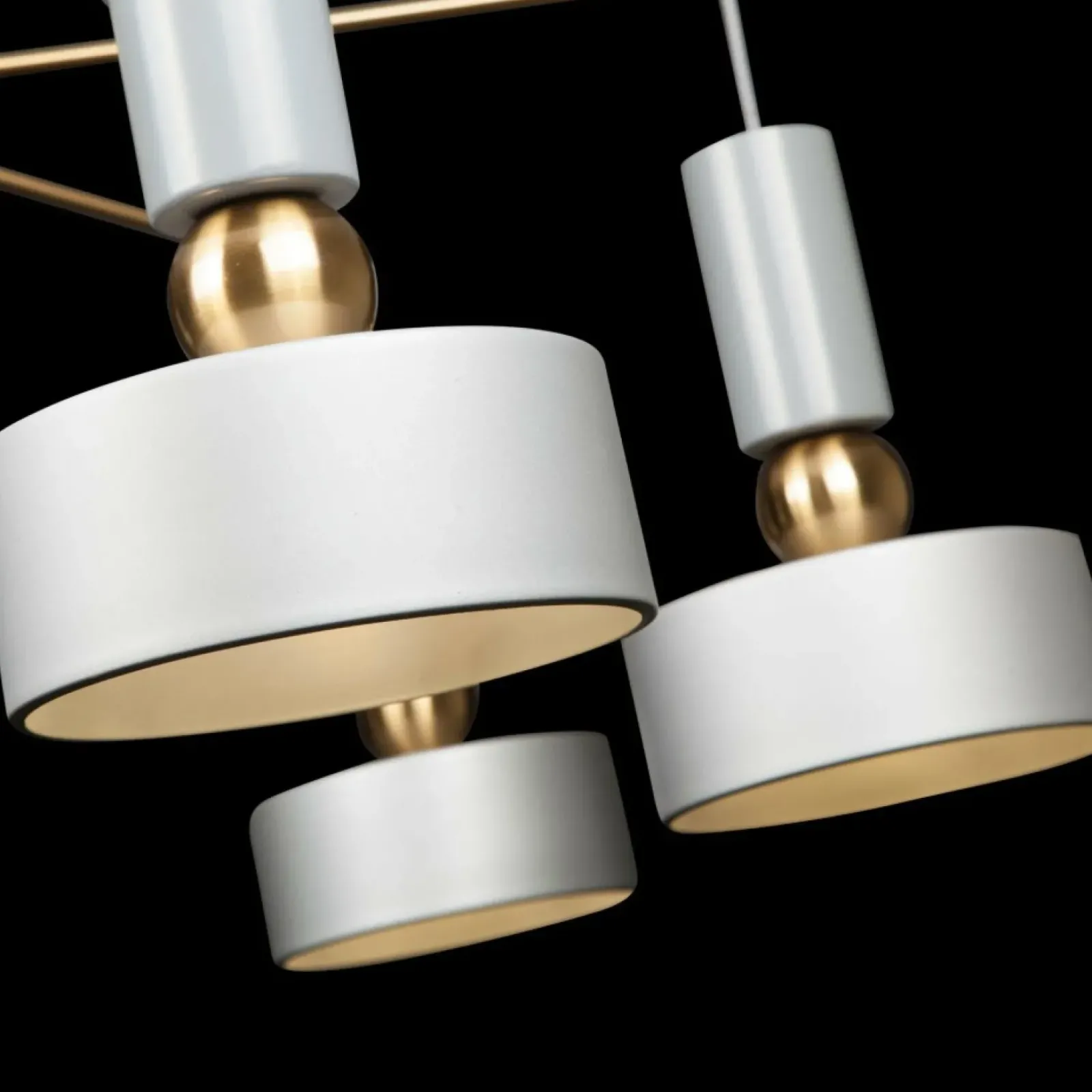 Sklep Kaja Duża, industrialna lampa wisząca MOD030PL-06GR VOID | Kaja Oświetlenie szary Sale