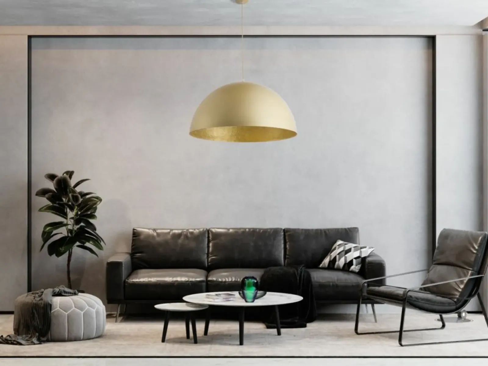 Sklep Kaja Duża, kopułowa lampa wisząca nad stół SIG 32295 z serii SFERA 90 ZŁ Store
