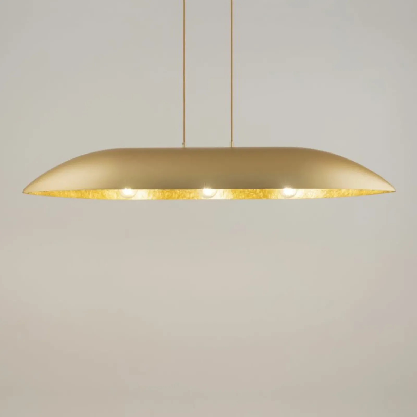 Sklep Kaja Duża, kopułowa lampa wisząca do salonu SIG 40640 GONDOLA | Kaja złoty Flash Sale