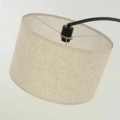 Sklep Kaja Duża lampa podłogowa w kształcie łuku TK 16023 ZENITH LINEN | Kaja* Lampy Podłogowe Z Abażurem|Tradycyjne Lampy Podłogowe