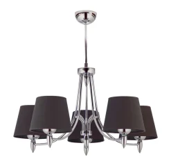 Sklep Kaja Duża lampa sufitowa z prostymi abażurami JUP 1255 GALAXY | Kaja* Żyrandole Z Abażurem|Randole Tradycyjne