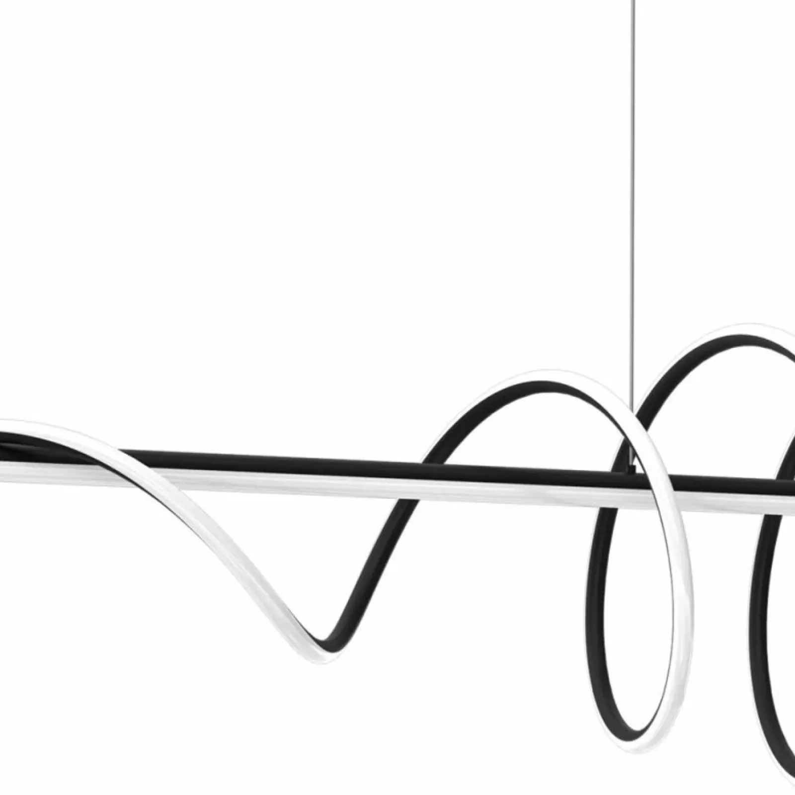 Sklep Kaja Duża lampa wisząca LED idealna do jadalni ML8608 TWIST | Kaja New