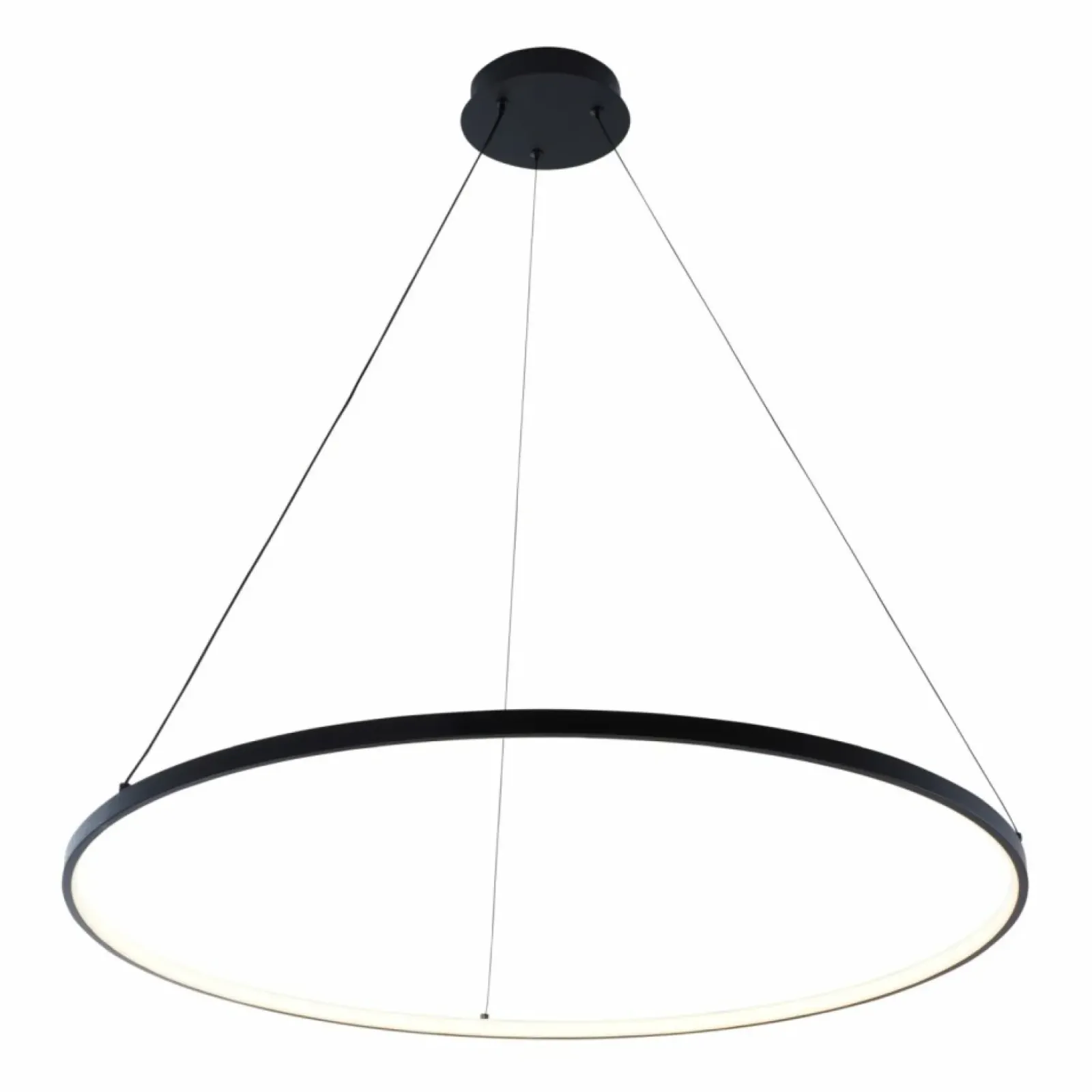 Sklep Kaja Duża lampa wisząca LED, koło ⌀80cm 2023201-BK80 BRENO | Kaja Hot