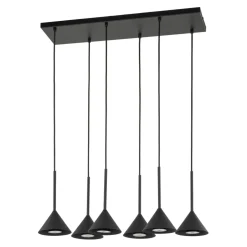 Sklep Kaja Duża lampa wisząca nad wyspę kuchenną TK 10306 CONO BLACK MINI | Kaja Best Sale