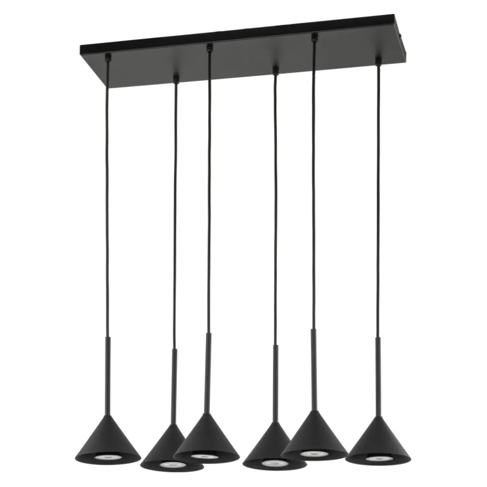 Sklep Kaja Duża lampa wisząca nad wyspę kuchenną TK 10306 CONO BLACK MINI | Kaja Best Sale