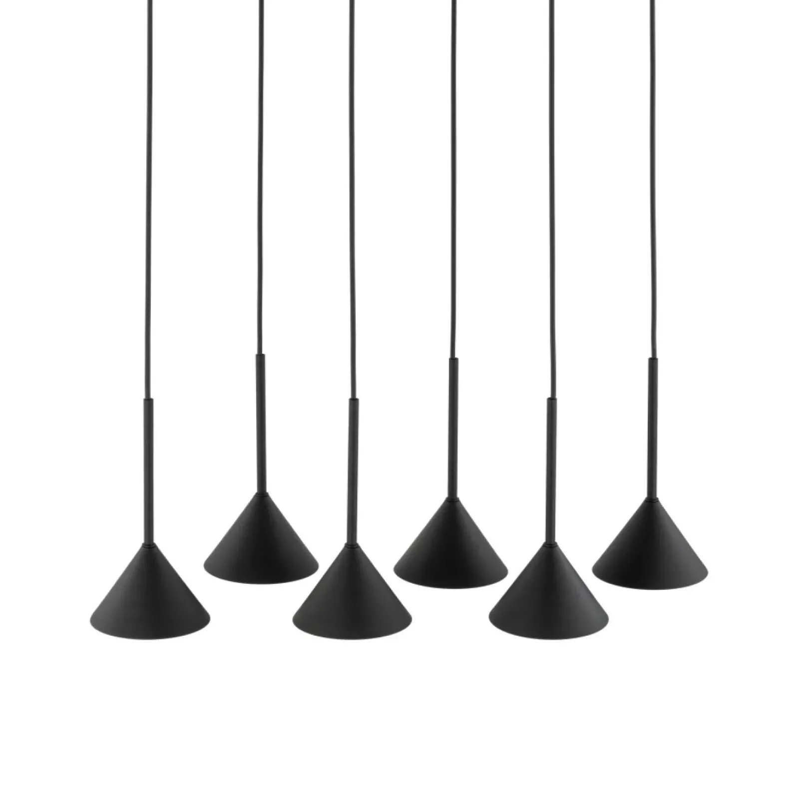 Sklep Kaja Duża lampa wisząca nad wyspę kuchenną TK 10306 CONO BLACK MINI | Kaja Best Sale