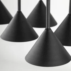 Sklep Kaja Duża lampa wisząca nad wyspę kuchenną TK 10306 CONO BLACK MINI | Kaja Best Sale